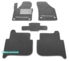 Двошарові килимки Sotra Premium Grey для Volkswagen Touran (mkI)(1-2 ряд) 2003-2015