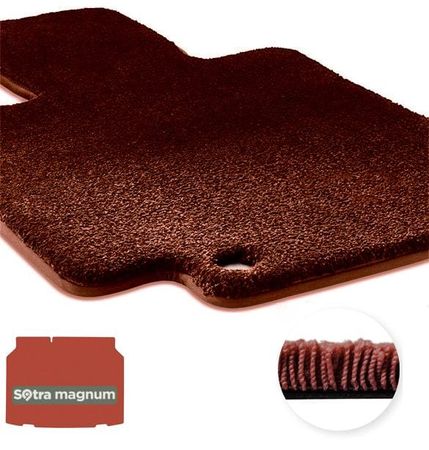 Двошарові килимки Sotra Magnum Red для Toyota Yaris Cross (mkI)(гібрид)(нижній рівень)(багажник) 2020→ - Фото 1