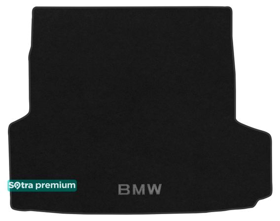 Двошарові килимки Sotra Premium Black для BMW 3-series (F31)(універсал)(багажник) 2012-2019 - Фото 1