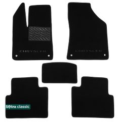 Двухслойные коврики Sotra Classic Black для Chrysler 200 (mkII) 2015-2017
