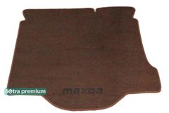 Двухслойные коврики Sotra Premium Chocolate для Mazda 3 (mkI)(седан)(багажник) 2003-2009