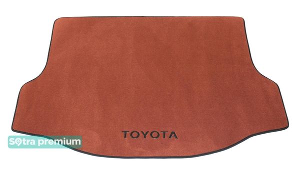 Двошарові килимки Sotra Premium Terracotta для Toyota RAV4 (mkIV)(з докаткою)(багажник) 2012-2018 - Фото 1