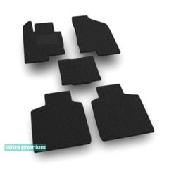 Двошарові килимки Sotra Premium Black для Kia Cadenza (mkI) 2010-2016