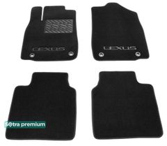 Двухслойные коврики Sotra Premium Black для Lexus ES (mkVI) 2015-2018