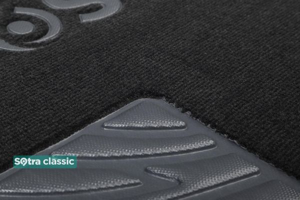 Двошарові килимки Sotra Classic Grey для Fiat 500 (mkI) 2007→ - Фото 5