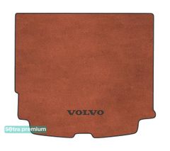 Двошарові килимки Sotra Premium Terracotta для Volvo XC60 (mkII)(з вирізами під кріплення)(багажник) 2017→