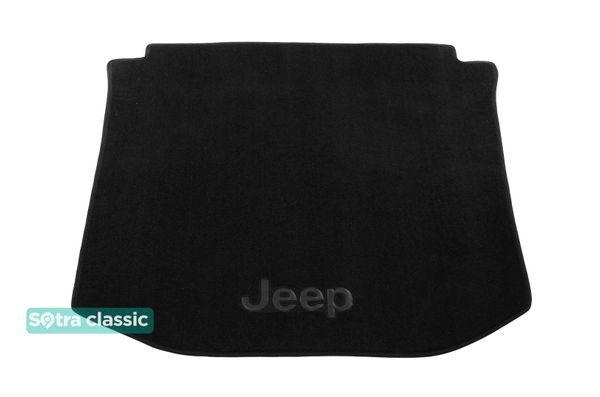Двошарові килимки Sotra Classic Black для Jeep Grand Cherokee (mkIV)(WK2)(багажник) 2011-2021 - Фото 1