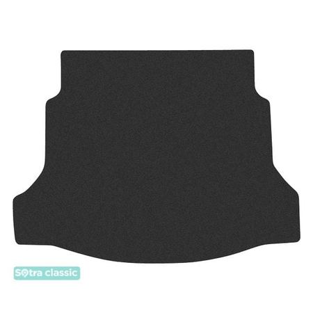 Двошарові килимки Sotra Classic Black для Honda Civic (mkX)(хетчбек)(з запаскою)(нижній)(багажник) 2015-2021 - Фото 1
