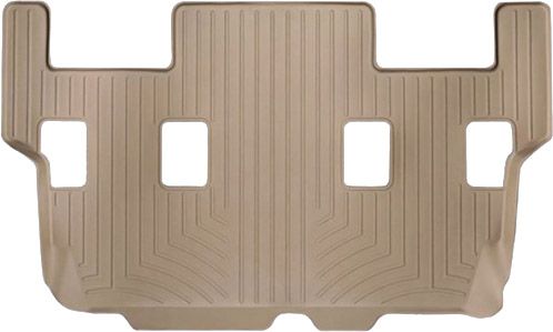 Коврик Weathertech Beige для Ford Expedition; Lincoln Navigator (mkIII)(2 row bucket seats)(3 row) 2007-2017 - Фото 1