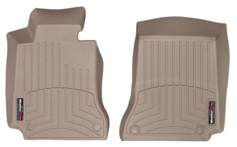 Коврики WeatherTech Beige для Mercedes-Benz C-Class (W204/S204/C204) / E-Class (C207/A207)(4 fixing posts)(1 row) 2012-2014 - Фото 1