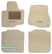Двошарові килимки Sotra Premium Beige для Lincoln Navigator (mkIV)(1-2 ряд) 2018→ - Фото 1
