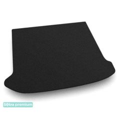 Двухслойные коврики Sotra Premium Black для Genesis GV60 (mkI)(багажник) 2021→