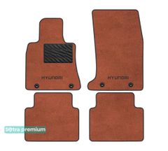 Двошарові килимки Sotra Premium Terracotta для Hyundai Genesis (mkII)(повниій привід) 2013-2016; Genesis G80 (mkI)(повний привід) 2016-2020