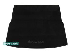 Двошарові килимки Sotra Classic Black для Skoda Superb (mkII)(універсал)(багажник) 2008-2015
