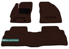 Двухслойные коврики Sotra Premium Chocolate для Toyota Verso (mkI) 2009-2018