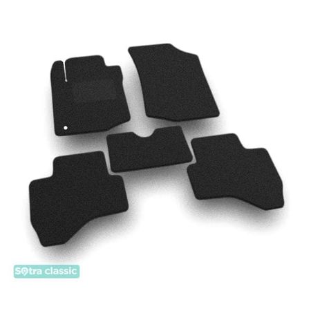 Двошарові килимки Sotra Classic Black для Toyota Aygo (mkI) 2005-2014 - Фото 1