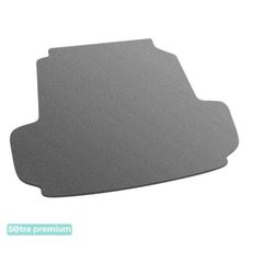 Двошарові килимки Sotra Premium Grey для Peugeot 408 (mkI)(багажник) 2010-2014