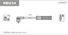 Дроти запалювання Janmor RBU34 для Dacia Logan 1.4 (K7J 710) / 1.6 (K7M 710 / K7M 718)