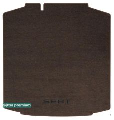 Двошарові килимки Sotra Premium Chocolate для Seat Toledo (mkIV)(багажник) 2012-2019