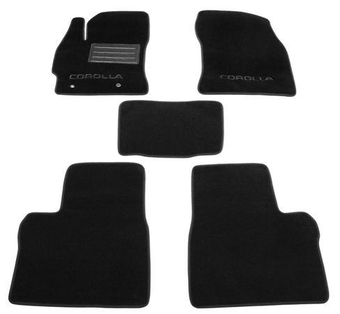 Двошарові килимки Sotra Custom Classic Black для Toyota Corolla (mkXI)(E170) 2012-2018 - Фото 1