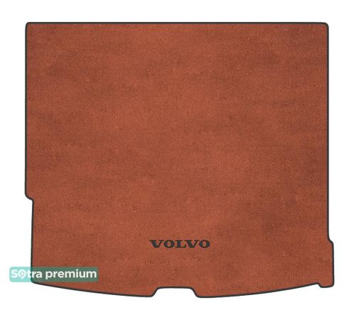 Двошарові килимки Sotra Premium Terracotta для Volvo XC60 (mkII)(багажник) 2017→ - Фото 1
