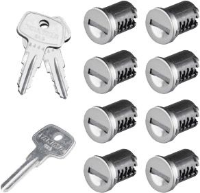 К-т ключів із личинками Yakima SKS Lock 8 Cores Pack - Фото 1