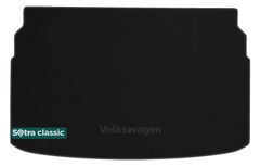 Двошарові килимки Sotra Classic Black для Volkswagen T-Cross (mkI)(нижній рівень)(багажник) 2019→