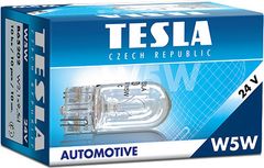 Автомобільна лампа Tesla B65202 тип W5W (24V; 5W; W2,1x9,5d) - Фото 3