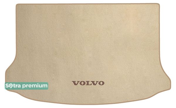 Двошарові килимки Sotra Premium Beige для Volvo V40 (mkII)(D2,D3,D4) 2012-2018; (T2,T3,T4) 2012-2019 (нижній рівень)(багажник) - Фото 1