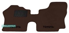 Двошарові килимки Sotra Premium Chocolate для Toyota HiAce (mkIV)(H100)(1 ряд) 1989-2004 - Фото 1