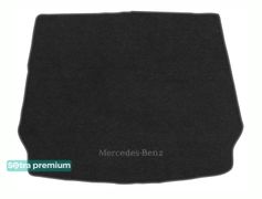 Двошарові килимки Sotra Premium Graphite для Mercedes-Benz GLC-Class (С253)(купе)(гібрид)(багажник) 2017-2022 - Фото 1