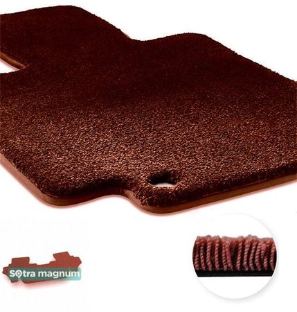 Двошарові килимки Sotra Magnum Red для Ford Explorer (mkV); Lincoln MKT (mkI)(3 ряд) 2011-2019 - Фото 1