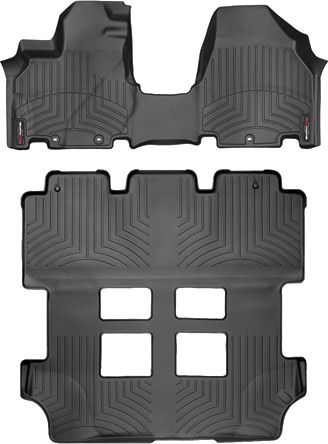 Коврики Weathertech Black для Honda Odyssey (mkIV)(RL5)(1-2-3 row)(1 row 1pcs.) 2011-2017 - Фото 1