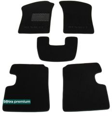 Двухслойные коврики Sotra Premium Black для Renault Twingo (mkI) 1993-2007