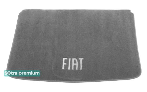 Двошарові килимки Sotra Premium Grey для Fiat 500L (mkI)(багажник) 2012→ - Фото 1