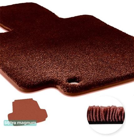 Двошарові килимки Sotra Magnum Red для Peugeot 408 (mkI)(багажник) 2010-2014 - Фото 1