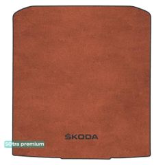 Двошарові килимки Sotra Premium Terracotta для Skoda Superb (mkIII)(універсал)(нижній рівень)(багажник) 2015→