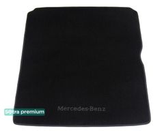 Двухслойные коврики Sotra Premium Graphite для Mercedes-Benz S-Class (W223; V223)(без холодильника)(багажник) 2020→