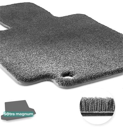 Двошарові килимки Sotra Magnum Grey для GMC Terrain (mkIII)(з бічними нішами)(багажник) 2018→ - Фото 1