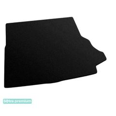 Двошарові килимки Sotra Premium Black для Renault Laguna (mkIII)(ліфтбек)(багажник) 2007-2015