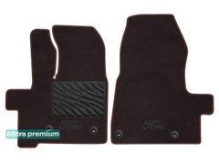 Двошарові килимки Sotra Premium Chocolate для Ford Tourneo Custom (mkI)(пасажир)(1 ряд) 2018→ АКПП