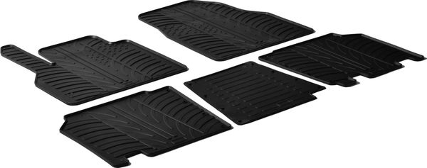 Гумові килимки Gledring для Renault Kangoo (mkII)(1-2 ряд) 2008-2021; Mercedes-Benz Citan (W415)(1-2 ряд) 2012-2021 - Фото 1