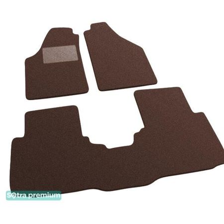 Двошарові килимки Sotra Premium Chocolate для Lancia Musa (mkI) 2004-2012 - Фото 1