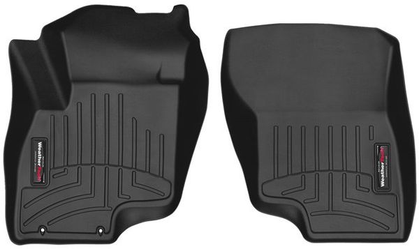 Коврики Weathertech Black для Mitsubishi Outlander PHEV (mkIII)(no gas lever)(1 row) 2015-2021 - Фото 1