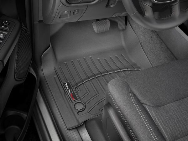 Коврики WeatherTech Black для Dodge Ram (mkV)(quad cab)(1 row bench seats) 2019→ - Фото 2