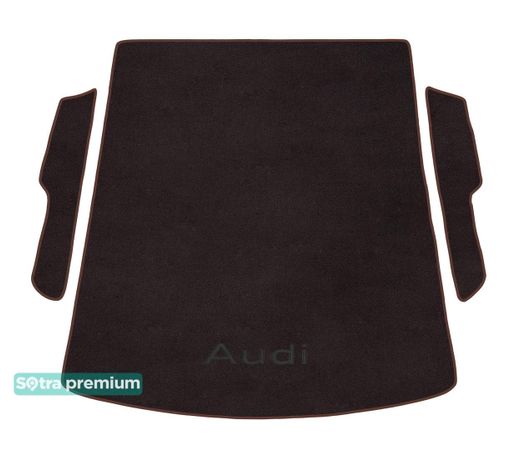 Двошарові килимки Sotra Premium Chocolate для Audi A8/S8 (mkIV)(D5)(long)(багажник) 2017→ - Фото 1
