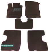 Двошарові килимки Sotra Premium Chocolate для Renault Logan (mkI) 2004-2012 - Фото 1