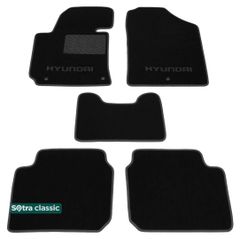 Двухслойные коврики Sotra Classic Black для Hyundai Elantra (mkV) 2010-2015