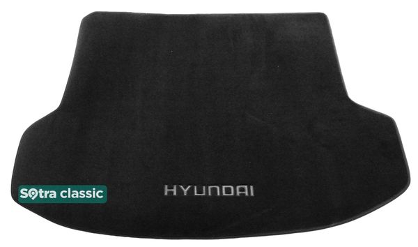 Двошарові килимки Sotra Classic Black для Hyundai ix35 (mkII)(багажник) 2009-2015 - Фото 1