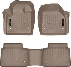 Коврики Weathertech Beige для Land Rover Discovery Sport (mkI)(1-2 row) 2020→